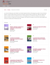 En accés obert els llibres de Publicacions URV i el Cercle d’Estudis Guillem Oliver del Camp de Tarragona
