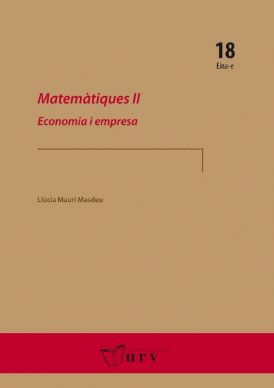 Matemàtiques II. Economia i empresa