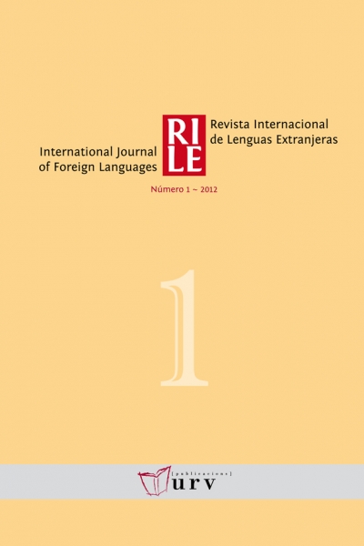 Revista Internacional de Lenguas Extranjeras, 1