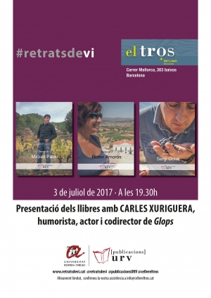 Presentació de Retrats de vi al Celler El Tros, Barcelona